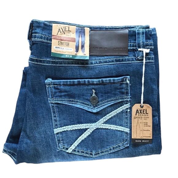 NEW TK Axel Slim Boot Jeans - Picture 1 of 8